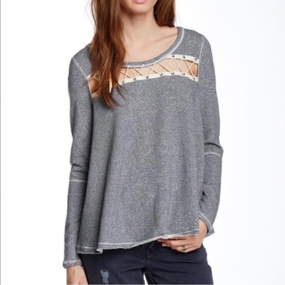 Free People Lacey Love Sweatshirt